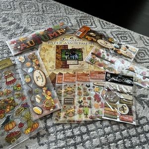 Thanksgiving/Fall Scrapbooking items